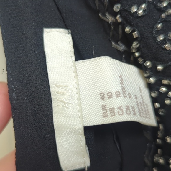 Festival Beaded Sequenced Embroidered Mini Skirt Women's Size 10 - Picture 3 of 10